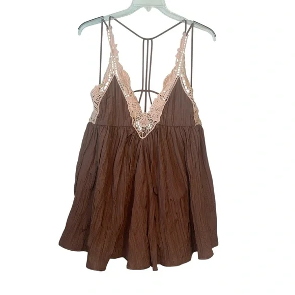 Free People Breathless lave mini babydoll dress. Size medium. - Picture 5 of 15